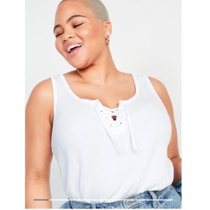 NWT Old Navy Lace-Up Tank Top